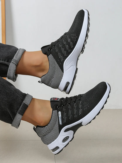 Zapatillas de hombre de moda, supertranspirables, con cordones para running - Antideslizantes, duraderas y con comodidad acolchada - Zapatillas de moda para hombre