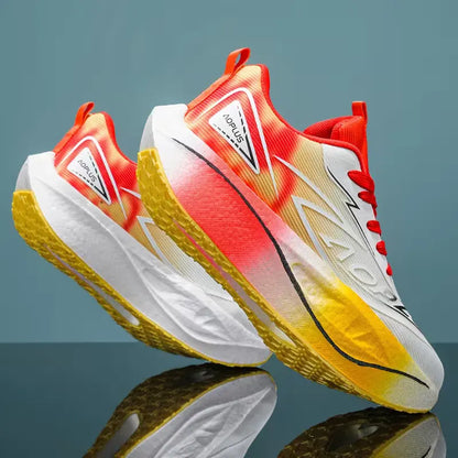 Zapatillas de running con cámara de aire 2026, placa de carbono para maratón, deportivas para hombre, transpirables y ligeras, zapatillas antideslizantes para mujer