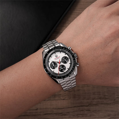 Reloj para hombre Watchdives New Wd1863 de cuarzo VK63, cronógrafo, cristal de zafiro abombado, resistente al agua, 39Mm, acero, marca líder, lujo, negocios
