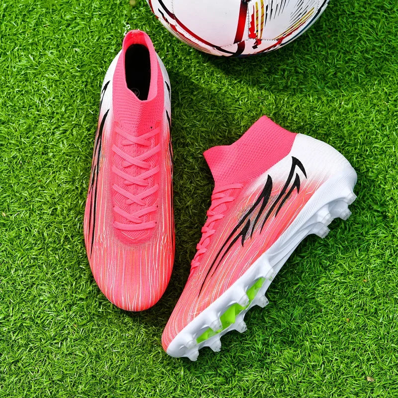 Nouvelles chaussures de football pour hommes, chaussures d'entraînement professionnelles, baskets de match, chaussures de football ultralégères, chaussures de sport pour l'extérieur, antidérapantes, unisexes