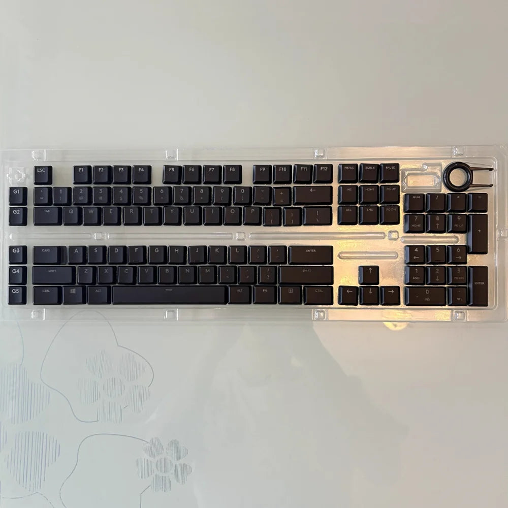 Tasti per tastiera meccanica da gaming wireless compatibili con Logitech G913TKL, G915, G813 e G815 RGB trasparente