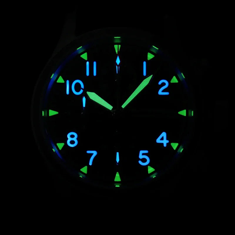 Orologio cronografo al quarzo Militado VK61 VK67, 39mm, cassa in acciaio inox 316L, 3 quadranti, impermeabile 100M, orologio militare multifunzione