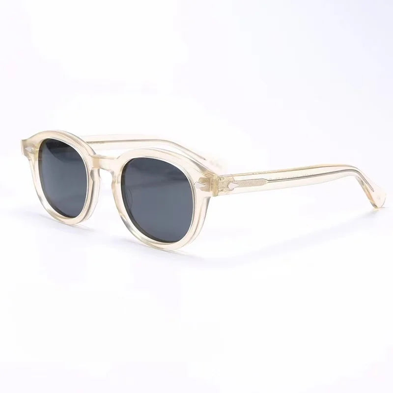 Authentic Johnny Depp LEMTOSH Premium Trendy Polarized Men Women Sun Glasses Vintage Acetate Frames Square Male Couple Eyewear