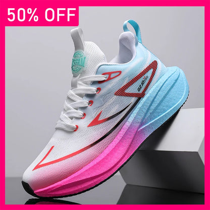 Unisex Sports Shoes Soft Flat Bottomed Shock-absorbing Light Outdoor Fitness Shoes Summer Versatile Daily Training Sports Shoes