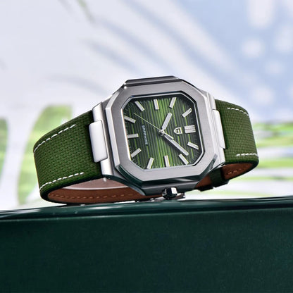Reloj de lujo cuadrado de cuarzo PAGANI DESIGN 2026 para hombre, cristal de zafiro AR, movimiento japonés, luminoso, acero 316L completo