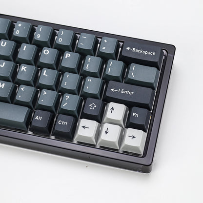 KBDiy 174 teclas/set teclas PBT GMK Apollo Double Shot minimalistas perfil ISO Cherry para teclado mecánico gaming, compatibles con MX