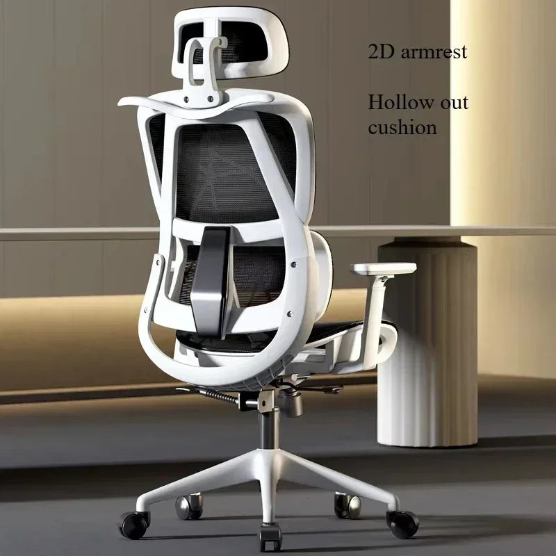 Ergonomic Gaming Chair with 3D Headrest, Adjustable Armrests, Lumbar Support, Reclining Computer Desk Chair with Footrest for Office & Gaming
