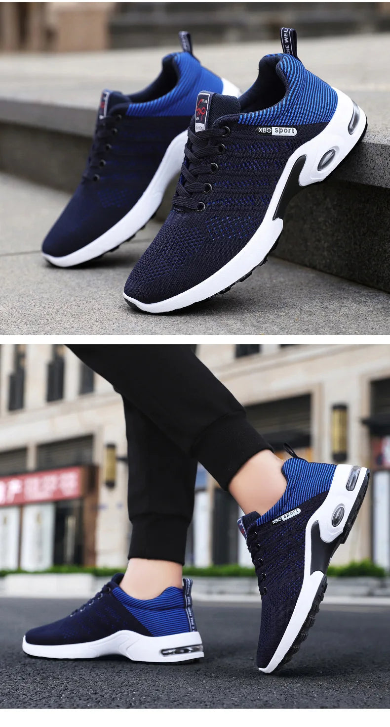 Chaussures de dehors Légères et Décontractées pour Homme, Baskets Respirantes à Lacets, Version Coréenne, Nouvelle Tendance