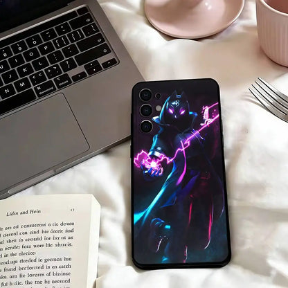 Custodia per telefono Game F-F-Fortnites per Samsung S25,S24,S21,S22,S23,S30,Ultra,S20,Plus,Fe,Lite,Note,10,cover nera