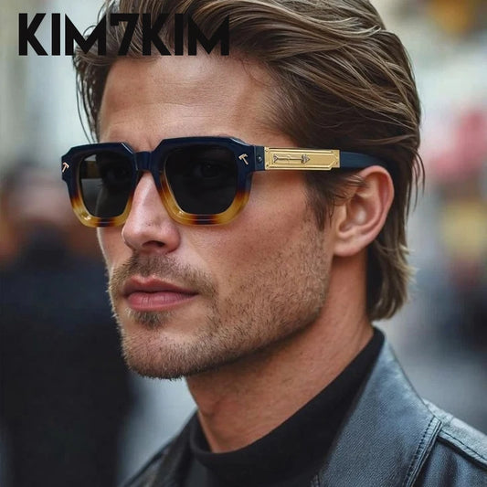 Polarized Square Punk Sunglasses Men 2026 Luxury Brand Classic Rectangle Sunglass UV400 Driving Eyewear Fashion Outdoor Shades