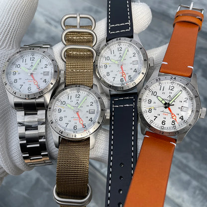 Relógio de pulso mecânico STEELFLIER Official SF792 GMT, movimento NH34, luminescência Super BGW9 C3, resistente à água até 200M, relógio de mergulho de luxo para homem