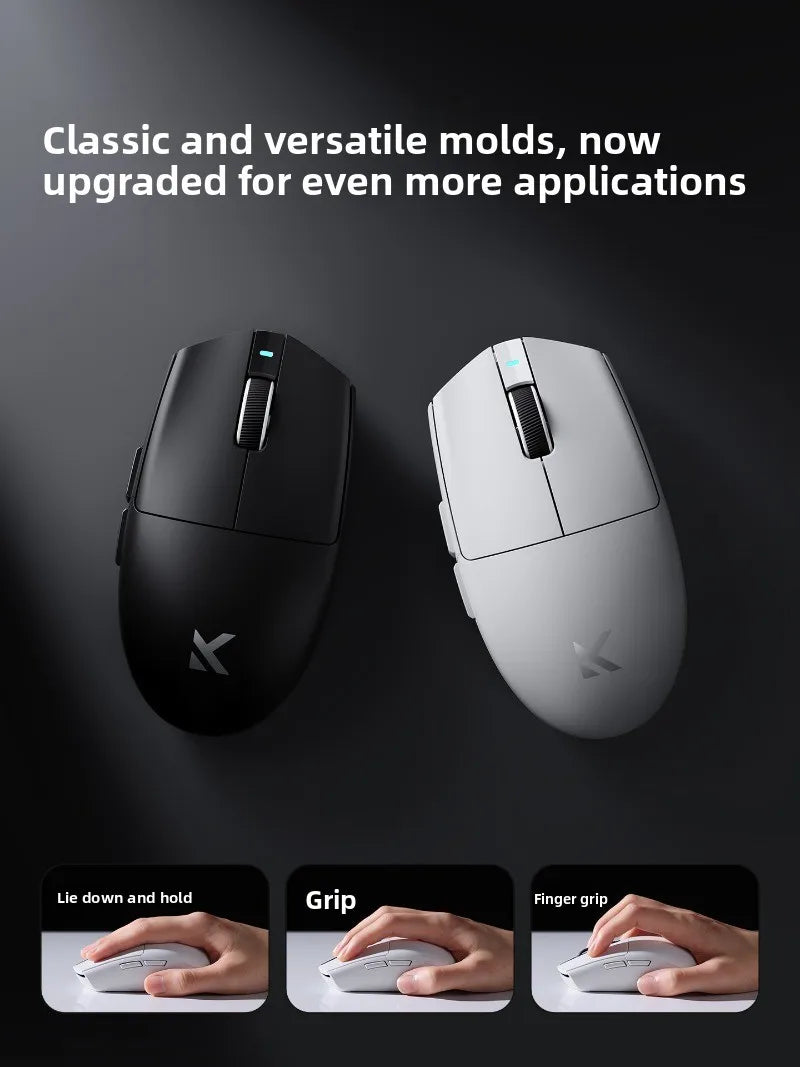 Mouse wireless MCHOSE G3 V2 PRO Bluetooth Tri Mode ergonomico e leggero per laptop, ufficio e gaming, accessori per computer