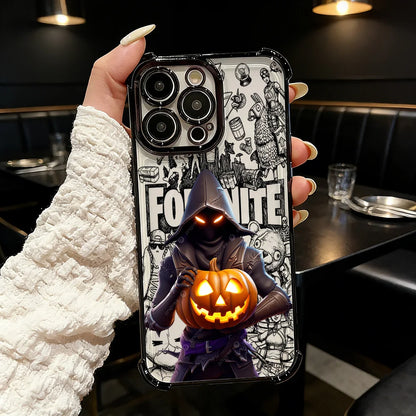 Custodia per telefono placcata del popolare gioco FortniteS per Samsung A37 A57 A07 A36 A16 A35 A55 A25 A26 A05s A15 A54 A34 A24 A14 A05 A04 4G 5G