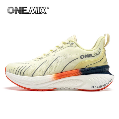 Zapatillas deportivas ONEMIX New Cushioning para hombre, aptas para corredores pesados, con cordones, antideslizantes, para mujer, uso exterior y atletismo masculino