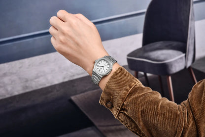 PAGANI DESIGN 2026 Nuovo orologio automatico di lusso da uomo, orologio da polso meccanico in acciaio inossidabile con vetro zaffiro, quadrante tonneau 40MM