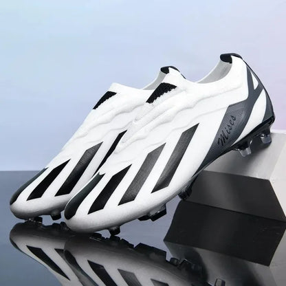 New Men Soccer Shoes Cleats Outdoor Sport Training Breathable Football Boots Long Spikes FG Boys Non Slip Match Comfortable
