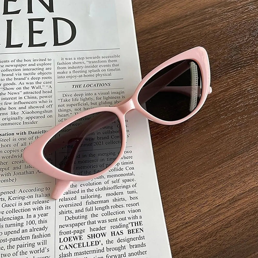 Cat Eye Shape Sunglasses Beach Sun Protection Sun Glasses Fashion Shades 90s Glasses Summer Eyewear