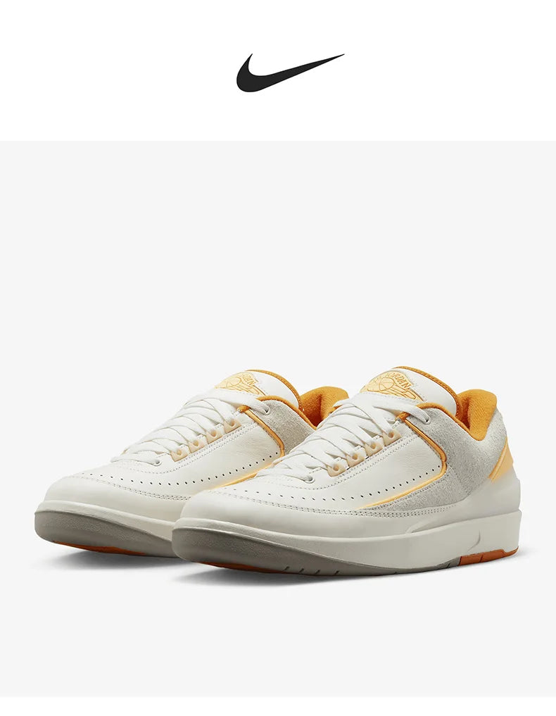 Nike Authentic Air Jordan 2 Men's Women's Low-Top Sports Casual Shoes DV9956-118