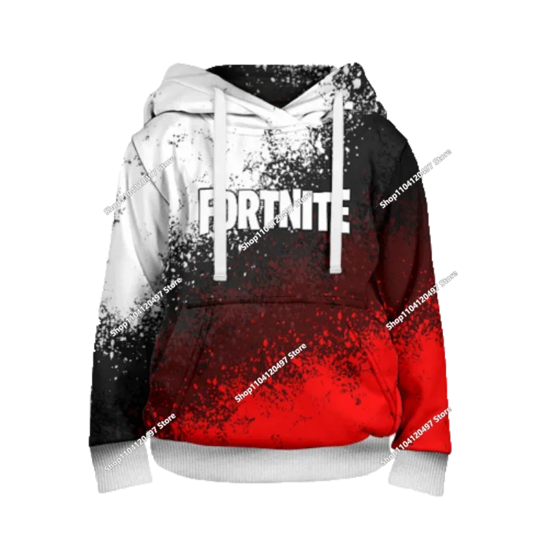 2025 New Fortnite Hoodies 3D Print Men's Hoodie Harajuku Long Sleeve Oversized Sweatshirt Man Hoodies Unisex Cosplay Clothing