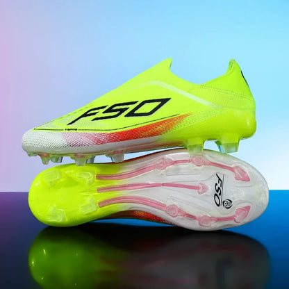 New High Quality Men Football Shoes Anti-Slip Soccer Cleats Breathable Training Sneakers Durable Wear Resistant Outdoor