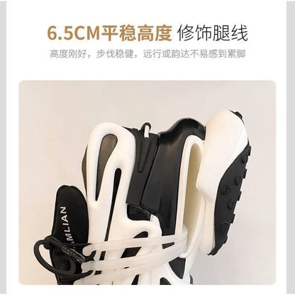 2026 Fashion Sport And Leisure Shoe Comfortable Wearable Walking Jogging Shoe Designer Thick Bottom Walking Shoe 36-44