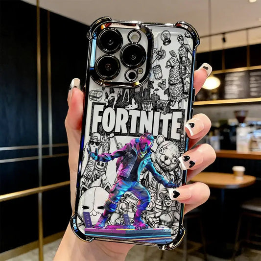 Popularne etui na telefon z powłoką w stylu gry FortniteS do Samsung A37 A57 A07 A36 A16 A35 A55 A25 A26 A05s A15 A54 A34 A24 A14 A05 A04 4G 5G