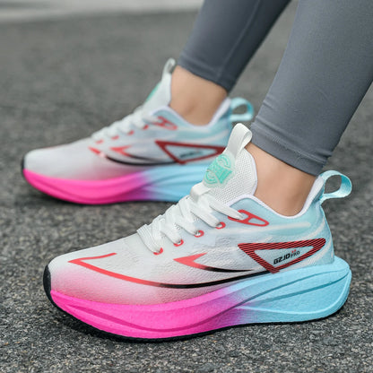 Unisex Sports Shoes Soft Flat Bottomed Shock-absorbing Light Outdoor Fitness Shoes Summer Versatile Daily Training Sports Shoes
