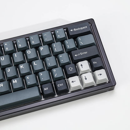 KBDiy 174 teclas/set teclas PBT GMK Apollo Double Shot minimalistas perfil ISO Cherry para teclado mecánico gaming, compatibles con MX