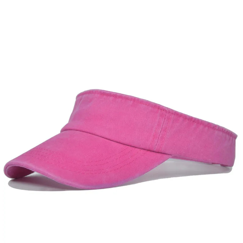 1pc Structured Brim Quick-Dry Sun Visor Hat for Women,Lightweight Sun Protection Sports Visor for Running Golf Tennis Pickleball