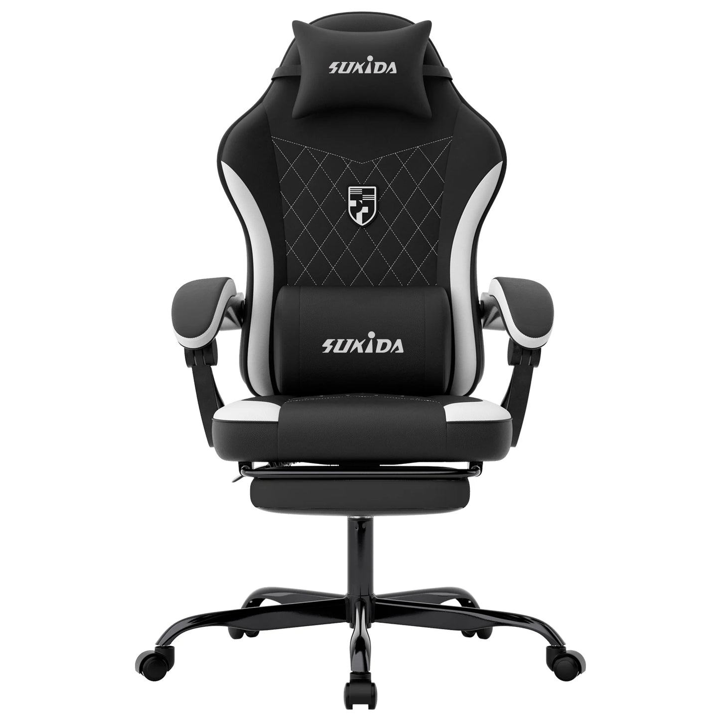 SUKIDA Gaming Chair High Back Ergonomic Computer Chair With Footrest Reclining Adult Comfortable Office Chair ﻿