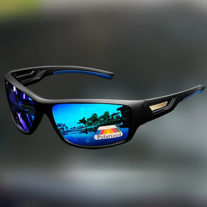 1/3 Sports Polarized Sunglasses Camouflage Wraparound Frame Multicolor Lenses for Driving Fishing UV Protection Unisex Eyewear