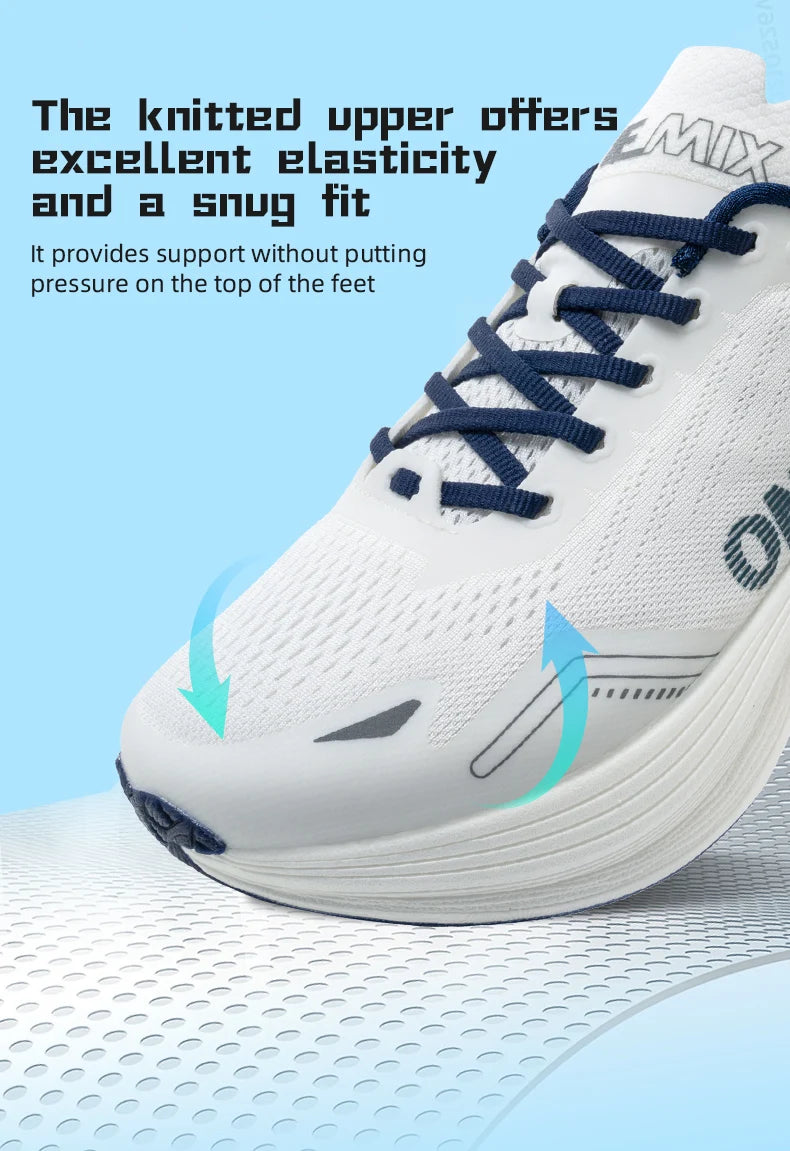 Scarpe da jogging e running ONEMIX Bumper Max unisex, sneaker leggere da strada resistenti all’usura, scarpe sportive fashion per il fitness