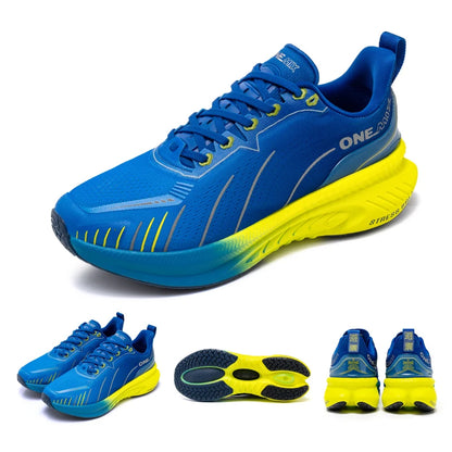 Zapatillas de running ONEMIX White Road para hombre con amortiguación de aire, deportivas de exterior, zapatillas de entrenamiento masculinas de verano para jogging, calzado para mujer