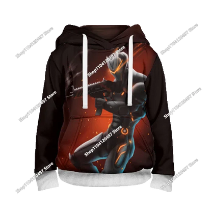 2025 New Fortnite Hoodies 3D Print Men's Hoodie Harajuku Long Sleeve Oversized Sweatshirt Man Hoodies Unisex Cosplay Clothing