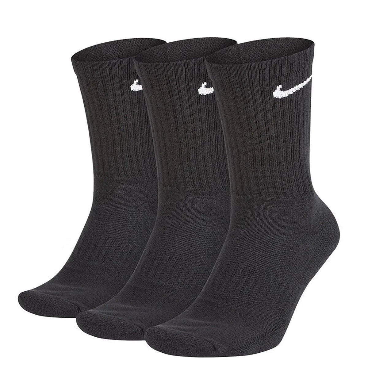 Meias Nike Meias grossas de basquetebol da Nike Meias desportivas compridas com tecnologia Dri-FIT para respirabilidade, embalagem de 3 pares SX7667-100