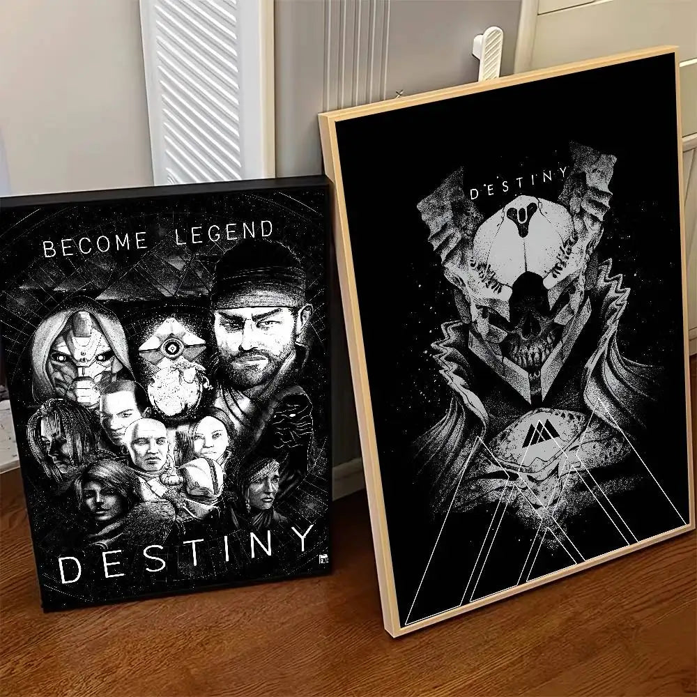 Game Destiny 2 Poster Art With Prints Home Bedroom Living Room Decoration Gift