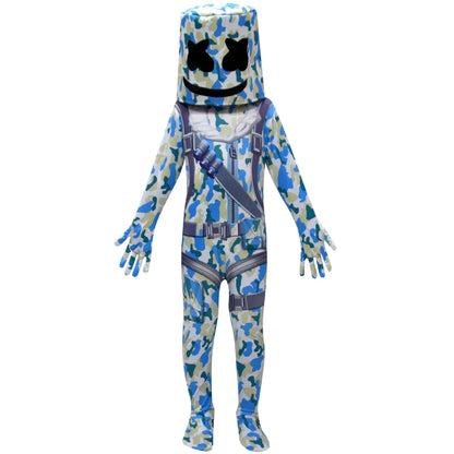 ❤★❤DJ guerrilla warfare Costumes Jumpsuits Kids Clown Cosplay Clothes Halloween Christmas Costume Party Game Cos Fortnites Co★♥★