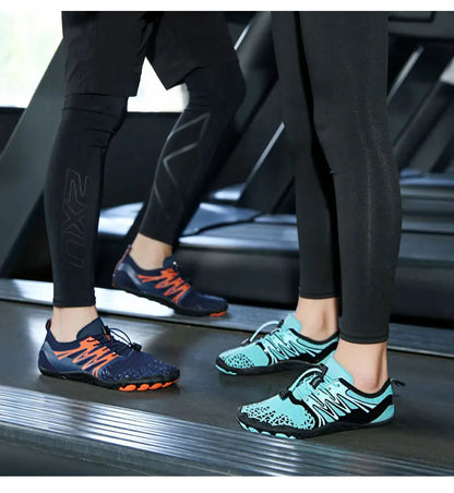 EOCENE men and women barefoot outdoor sports aqua shoes, quick-dry beach swimming fitness wading hiking cycling water sneakers