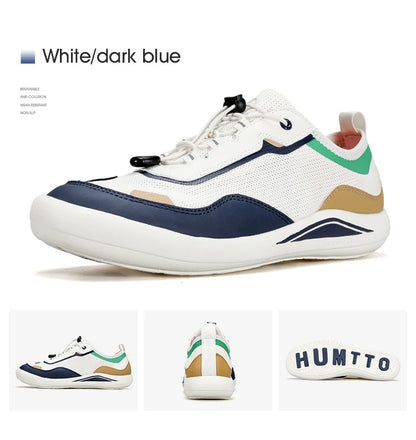 HUMTTO Breathable Walking Shoes for Men Luxury Casual Men's Sneakers Designer Sports Jogging Running Trainers Summer Man Sneaker