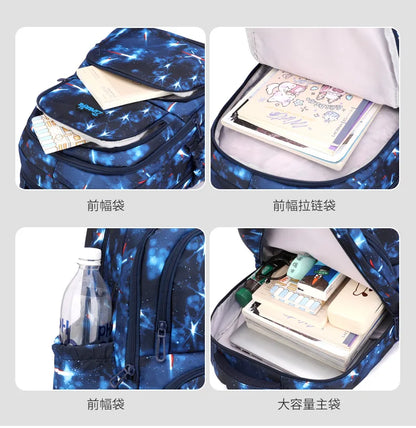 Fortnite Trolley Bag Easy Stair Climbing Anime Waterproof Wheeled Backpack Large Capacity Student Schoolbag Casual Travel Bag