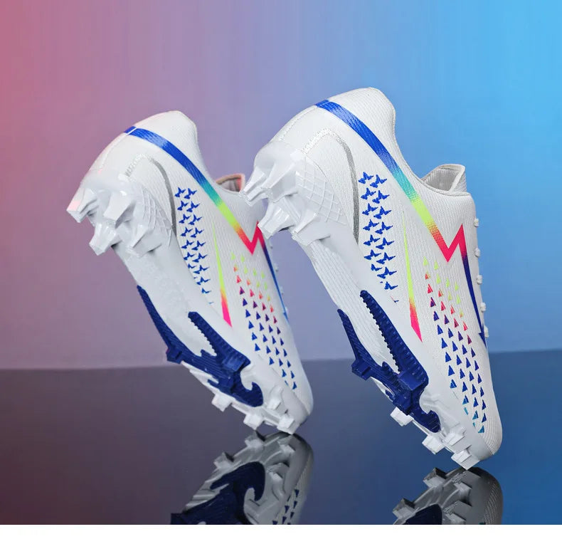 High Quality Mens Soccer Shoes Society Ultralight Turf Soccer Cleats Sneakers Training Football Boots Chuteira Campo 35-45
