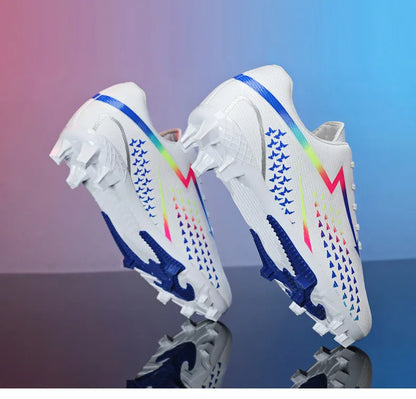 High Quality Mens Soccer Shoes Society Ultralight Turf Soccer Cleats Sneakers Training Football Boots Chuteira Campo 35-45