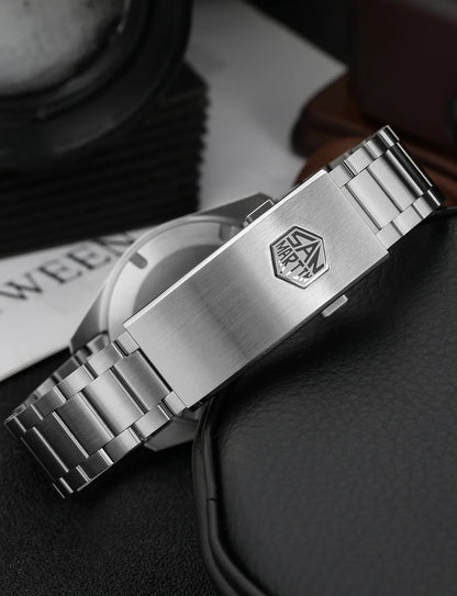 San Martin 38mm Chronometer Men Watch SN0113W V2 ST2130 Automatic Movement Sapphire BGW9 Luminous Waterproof 100m Watches