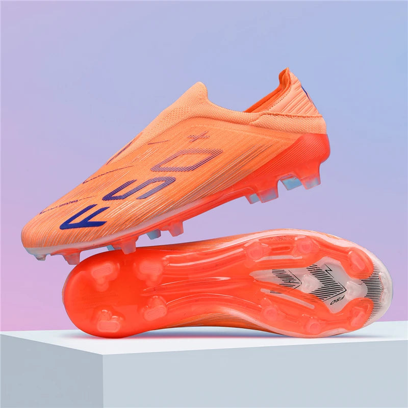 New Men's Football Boots Futsal Non Slip Turf Comfortable Ultralight Fg Grass Cleats Soccer Shoes Sport Indoor Adult Non-Slip