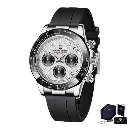 Nuovo originale PAGANI DESIGN PD-1664 orologio da uomo di lusso, movimento al quarzo giapponese VK63, zaffiro, impermeabile, cronografo, oro