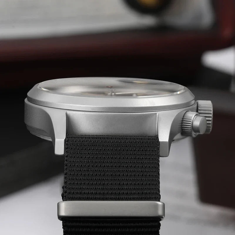 Orologio cronografo al quarzo Militado VK61 VK67, 39mm, cassa in acciaio inox 316L, 3 quadranti, impermeabile 100M, orologio militare multifunzione