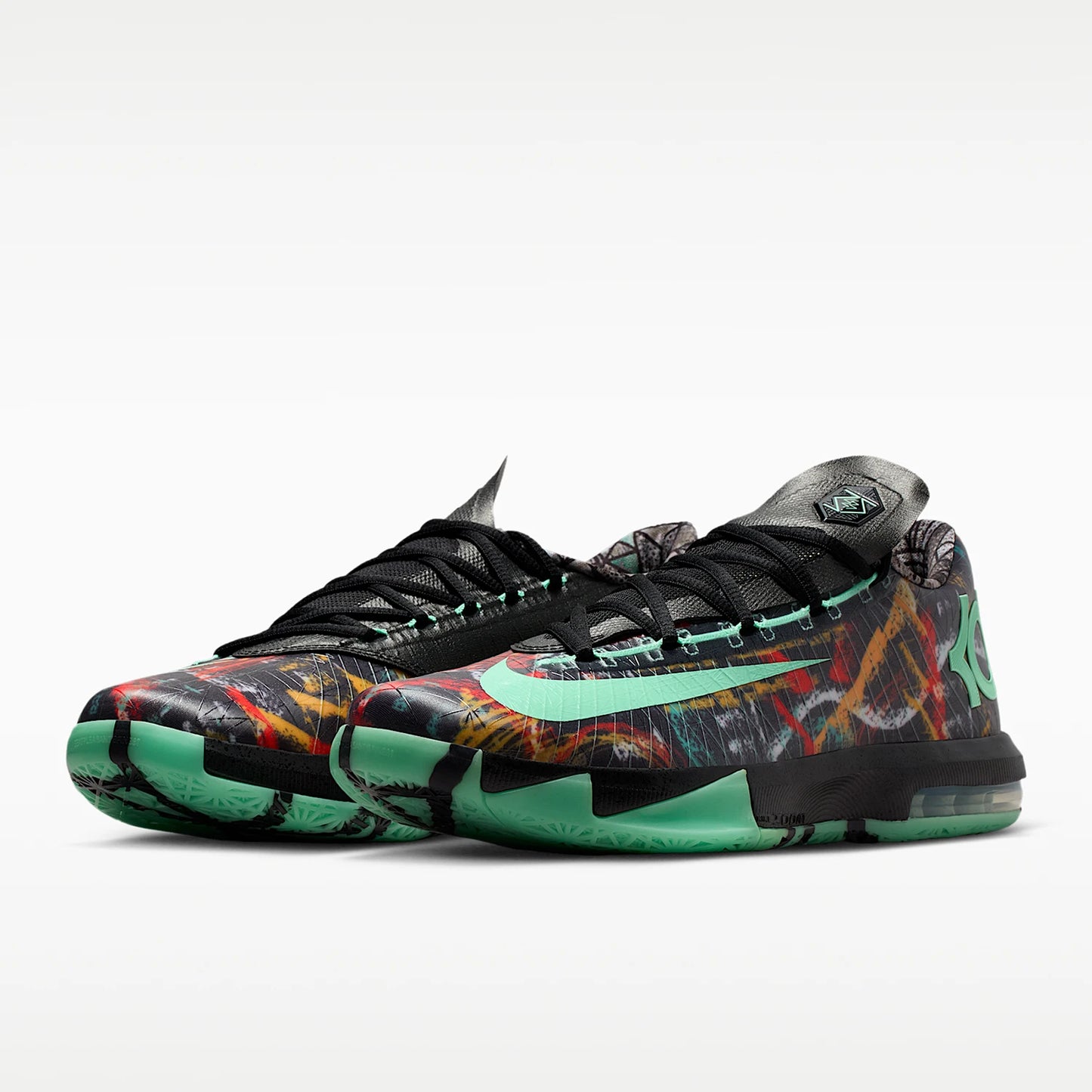Nike Authentic Zoom KD 6 Scarpe da basket da uomo trendy rétro da rimbalzo FQ8356-900