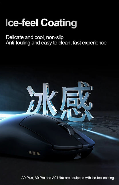ATK Dragonfly A9 SE Plus Pro Max Ultra Wireless Gaming Mouse NearLink Ultra-lightweight Tri-mode Dual 8K Ergonomic E-sports Mice