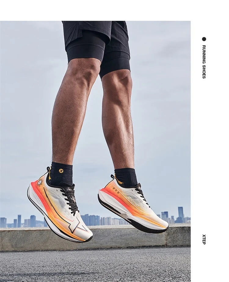 Xtep One Piece Model 2.0 Running Shoes For Men  Autumn Comfortable Stability Cushion Rebound Male Sneakers 876319110073
