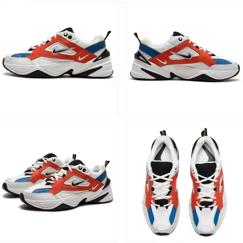 2026 Nike Men's M2K Tekno Retro Chunky Dad Shoes Layered Leather Synthetic Fashion Casual Walking Sneakers AV4789-100